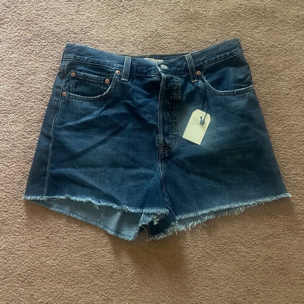 Levi's Ribcage Denim Shorts